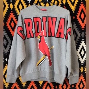 NWT Mitchell & Ness Women's St Louis Cardinals Cooperstown Sweatshirt L